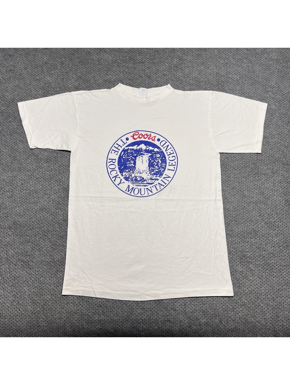 Vintage 1990S Coors Light Beer T-Shirt Large Rocky Mountain Legend Men’s Rare